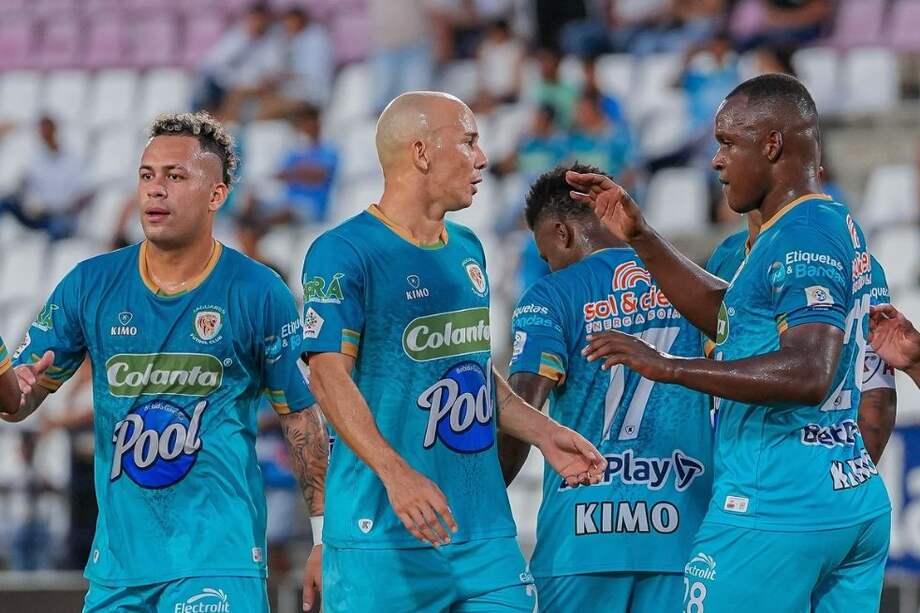 Futbolistas de Jaguares de Córdoba.