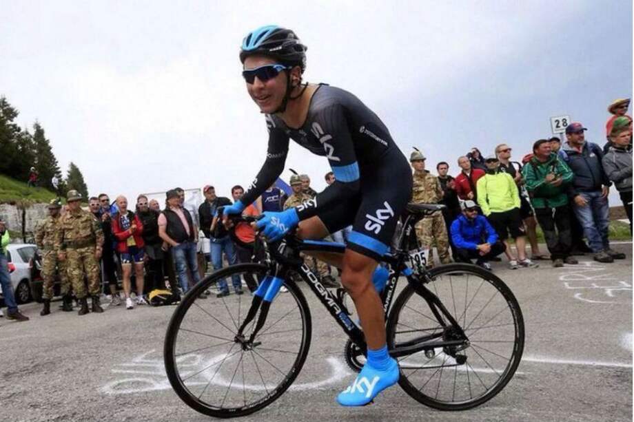 Sebastian Henao, uno de los siete pedalistas colombianos en el Giro de Italia. Foto: Revista Mundo Ciclistico