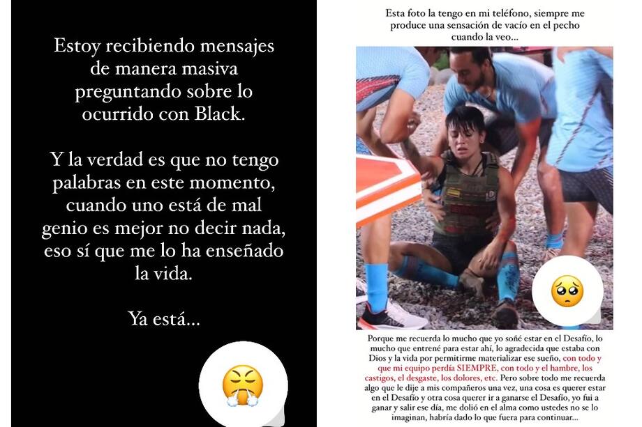 Black, del equipo Gamma, generó polémica con su renuncia al ‘Desafío The Box’ de Caracol Televisión. Dejó al equipo naranja con una fuerte sanción.