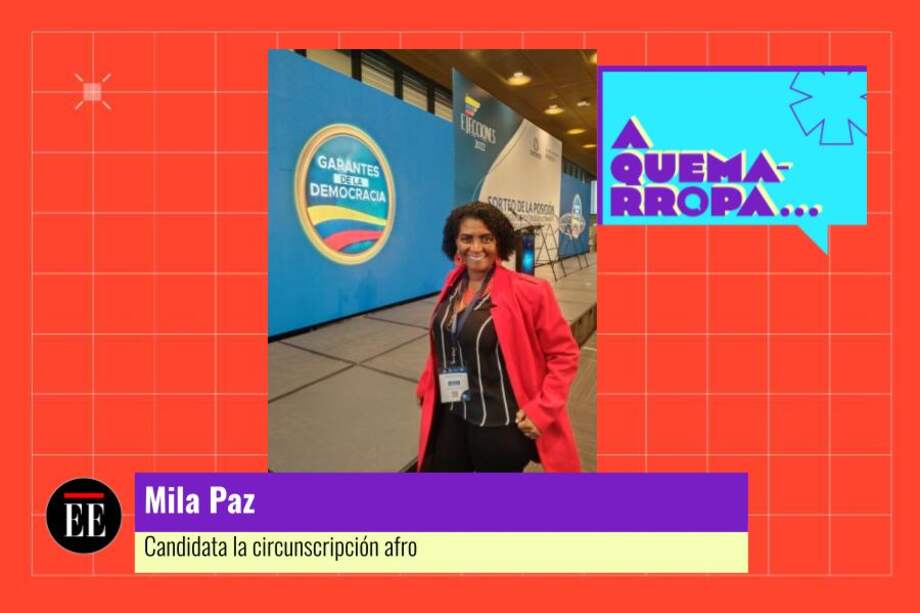 Mila Paz Campaz es candidata a la Cámara por la circunscripción afro por la lista de La voz de los negros.