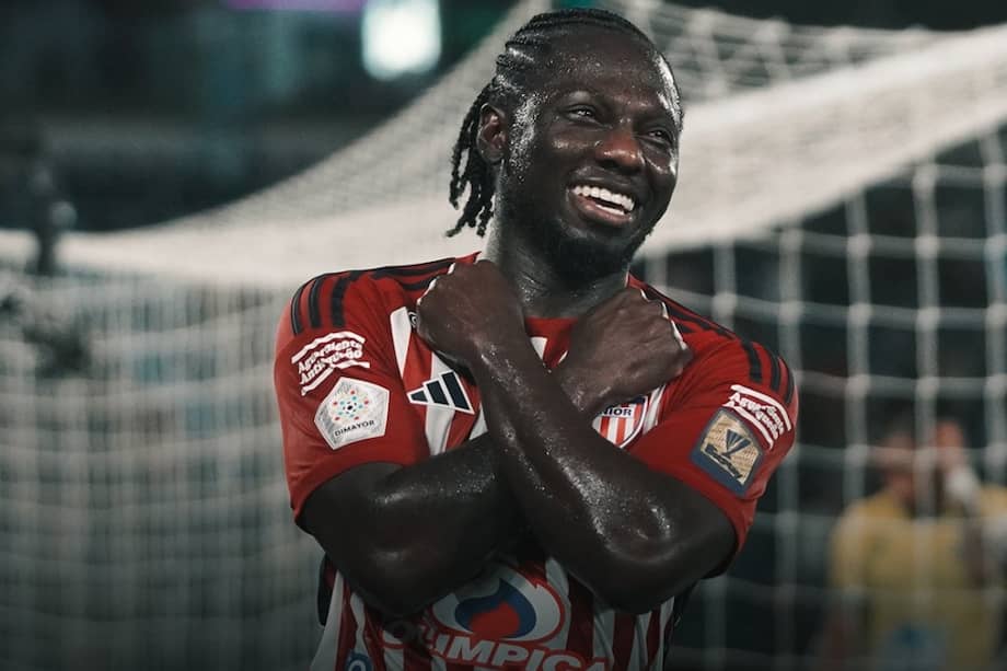 Yimmi Chará marcó su primer gol en esta nueva etapa con el Junior.