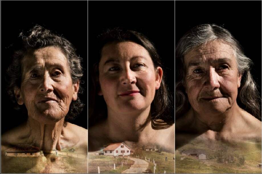 María Elvira Rodríguez, Patricia Rodríguez y Ana del Carmen. Fotos: Sabias montañeras