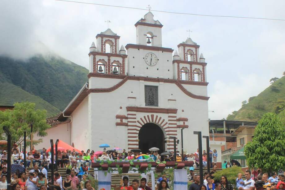 Iglesia del municipio de Sabanalarga, Antioquia. / Facebook Alcaldía de Sabanalarga