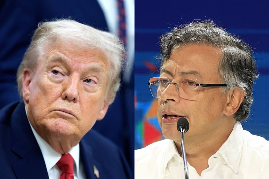 En poco más de un año, los presidentes de Estados Unidos y Colombia, Donald Trump y Gustavo Petro, han tenido varios roces.