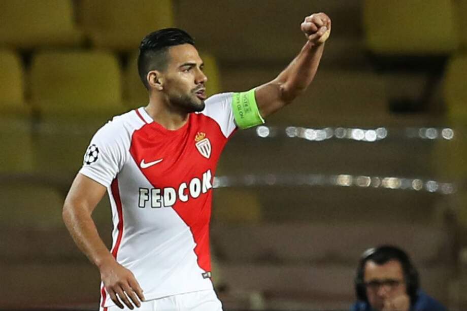 El delantero colombiano, capitán del Mónaco. Foto: AFP