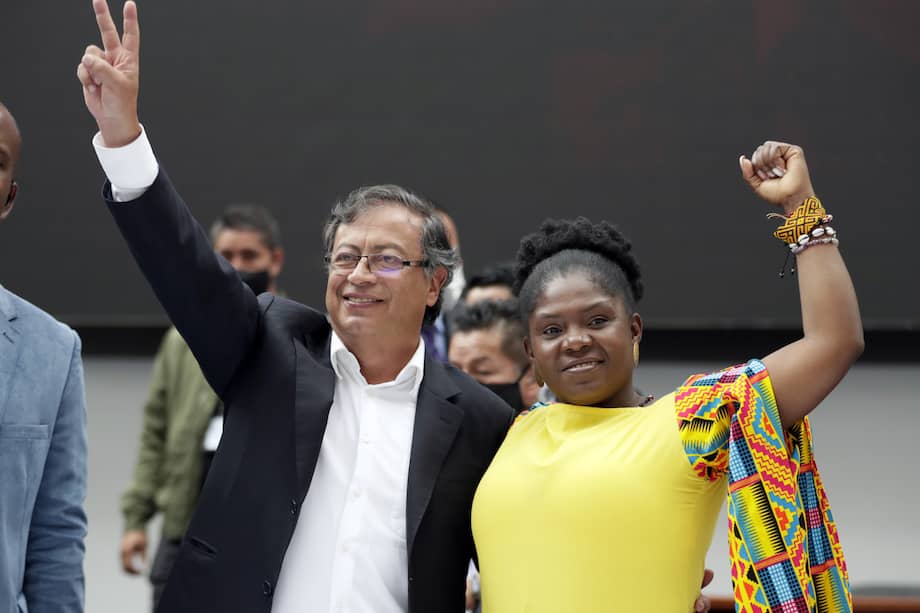 Gustavo Petro y Francia Márquez son la fórmula presidencial por el Pacto Histórico.