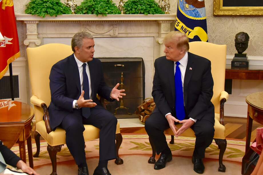 El tema principal del encuentro entre Trump y Duque fue Venezuela. / Presidencia de la República