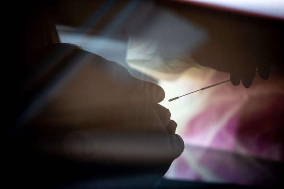 Imagen de referencia de una prueba para detectar COVID-19.