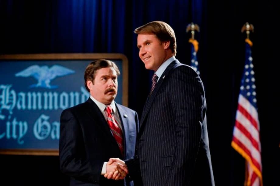 Zach Galifianakis y Will Ferrell en la película "Locos por los Votos". / Warner Bros.