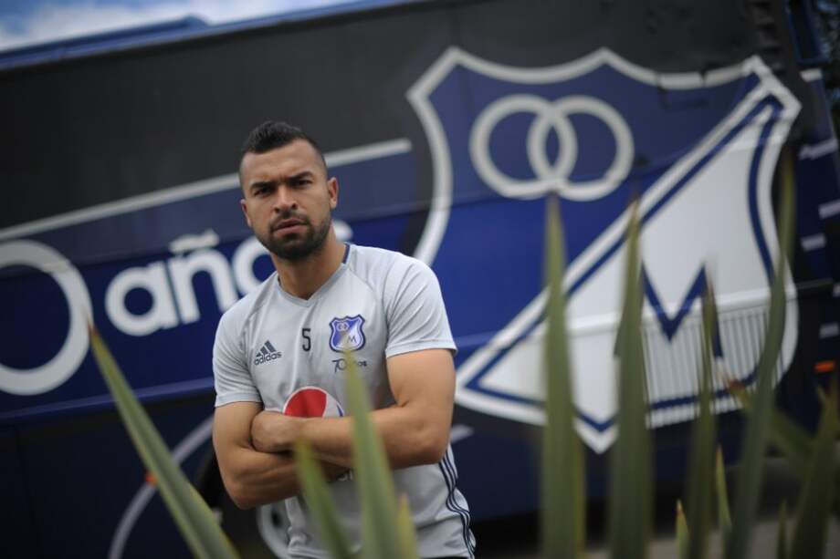 Andrés Cadavid, defensor de Millonarios. / Archivo El Espectador