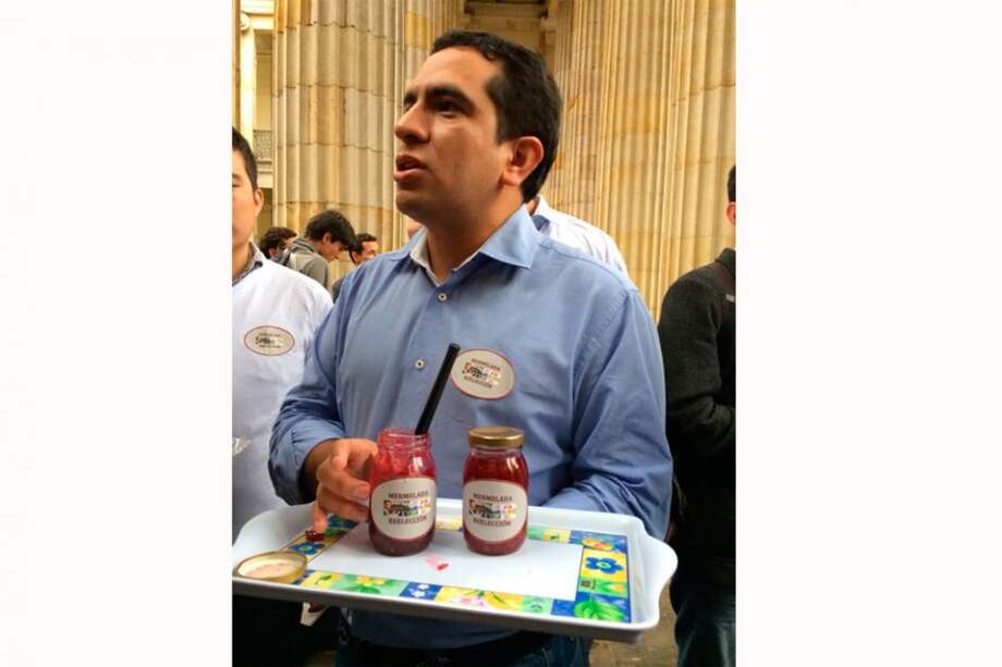 El candidato del Centro Democrático en la Cámara por Bogotá, Edward Rodríguez.