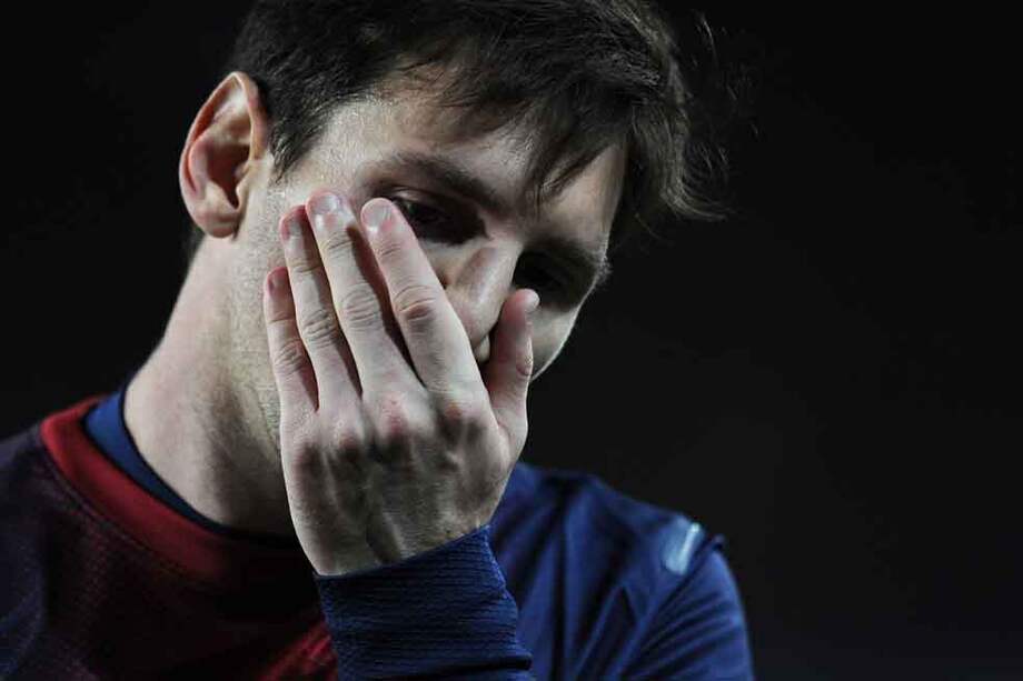 Lionel Messi de Barcelona./ AFP