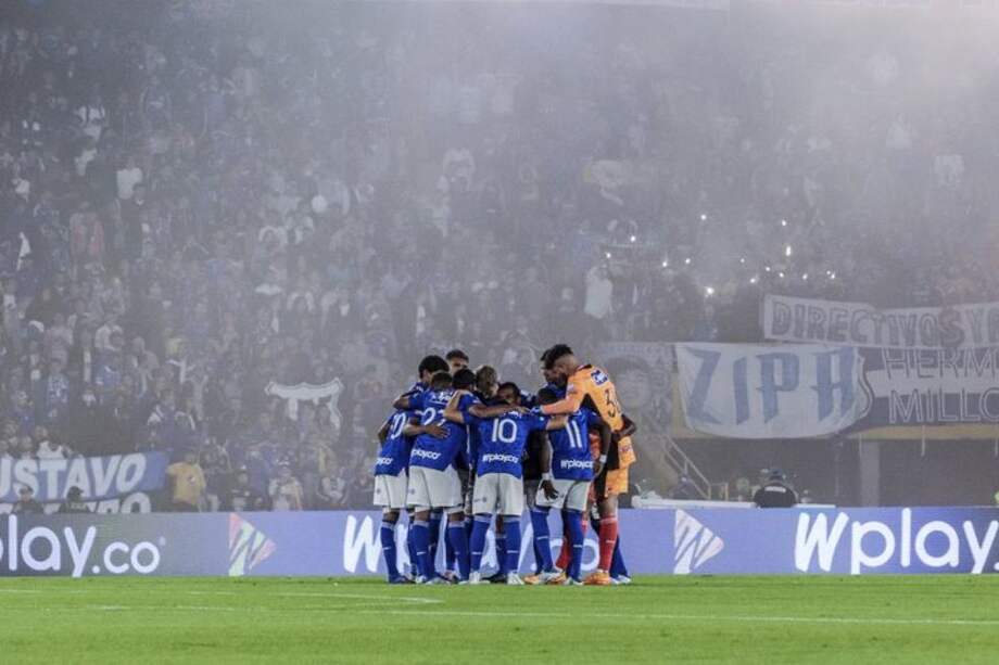 Millonarios en El Campín de Bogotá.