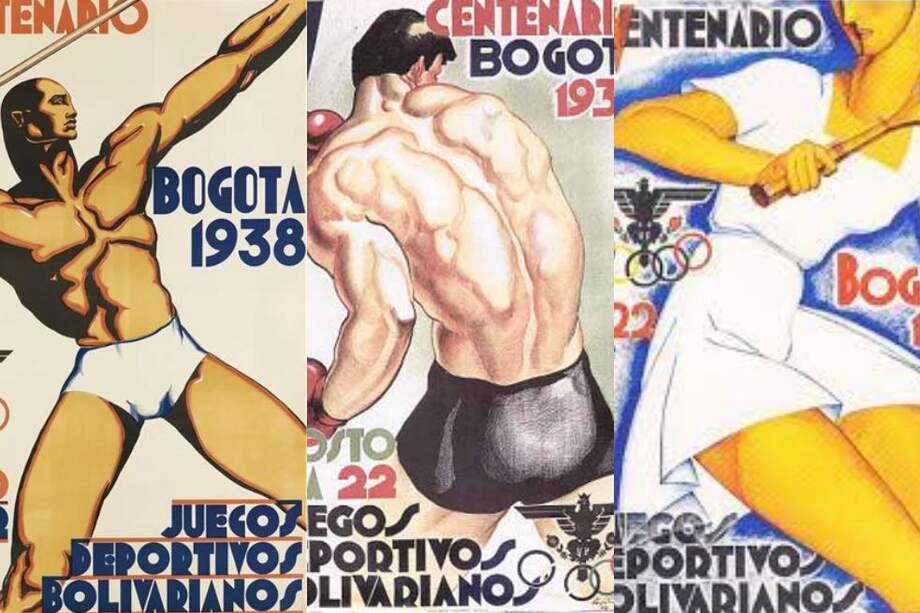 Así se promocionaron los primeros Juegos Bolivarianos de la historia en Bogotá.