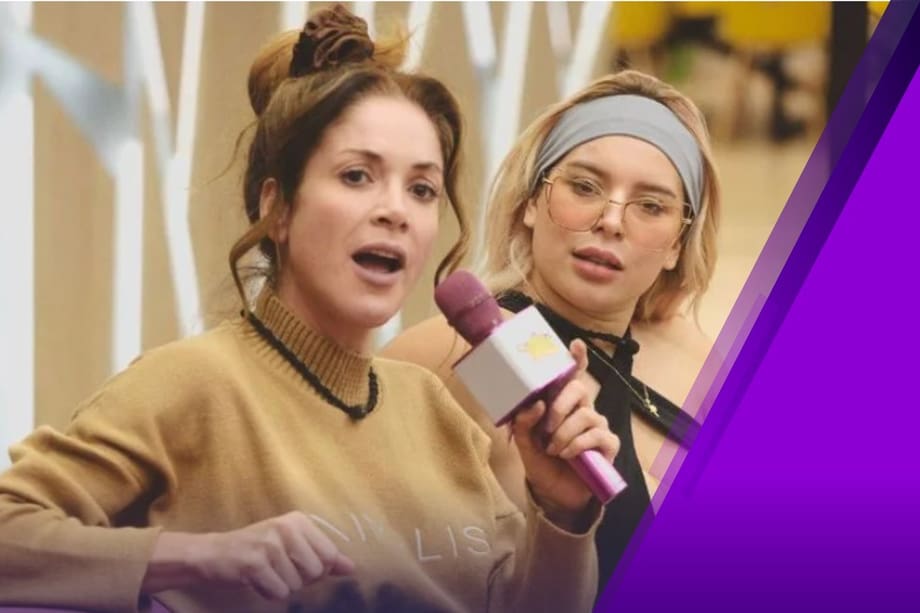 Nataly Umaña y Ornella Sierra en 'La casa de los famosos'.