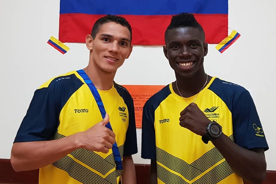 Céiber Ávila (der.) junto a Yuberjen Martínez. / Jesús De La Oz