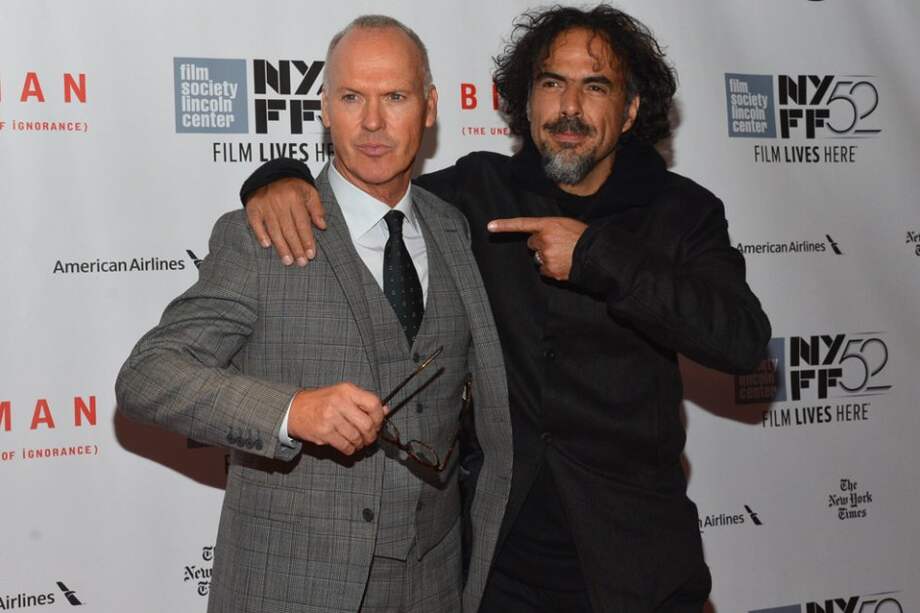 El actor Michael Keaton y el director Alejandro González Iñárritu.