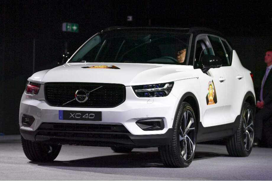 El XC40 es la referencia más pequeña de los SUV de la casa sueca (XC60 y XC90) / AFP