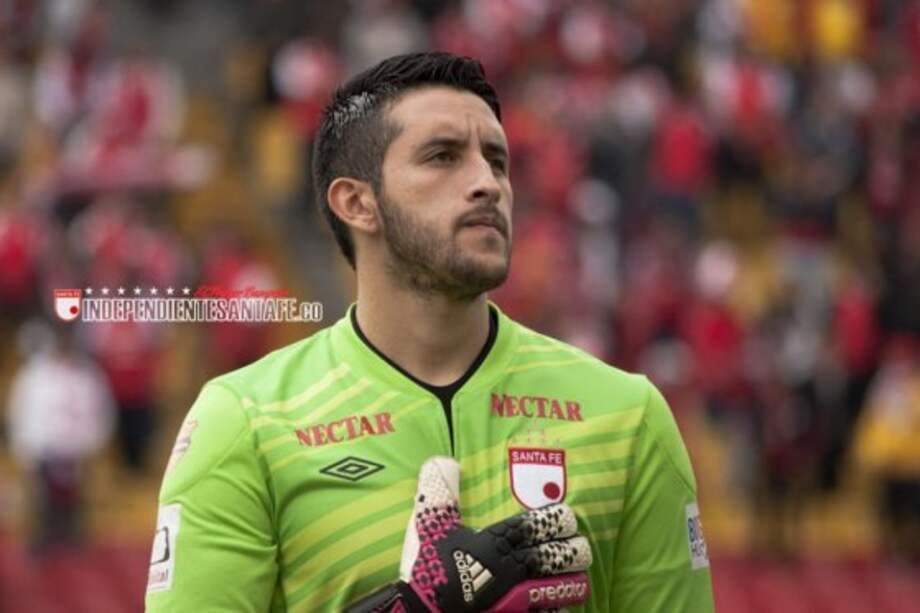 Camilo Vargas, campeón con Independiente Santa Fe.