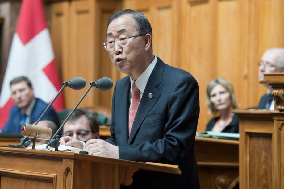El secretario general de la ONU, Ban Ki-moon. Foto: AFP