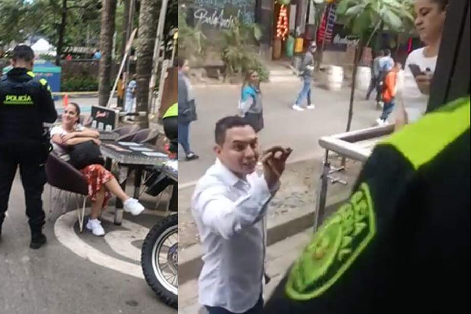 Un miembro de seguridad ordenó a un uniformado que se le realizara una anotación, tras el supuesto insulto de la mujer contra el Alcalde de Medellín.