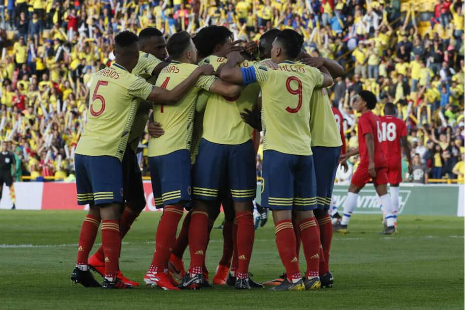 Colombia juega su penúltimo amistoso antes de la Copa América de Brasil 2019. / EFE