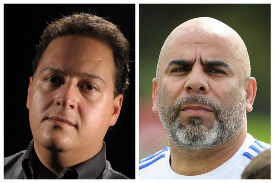 Juan Sebastián Marroqín y Mauricio el "Chicho" Serna. / Archivo El Espectador