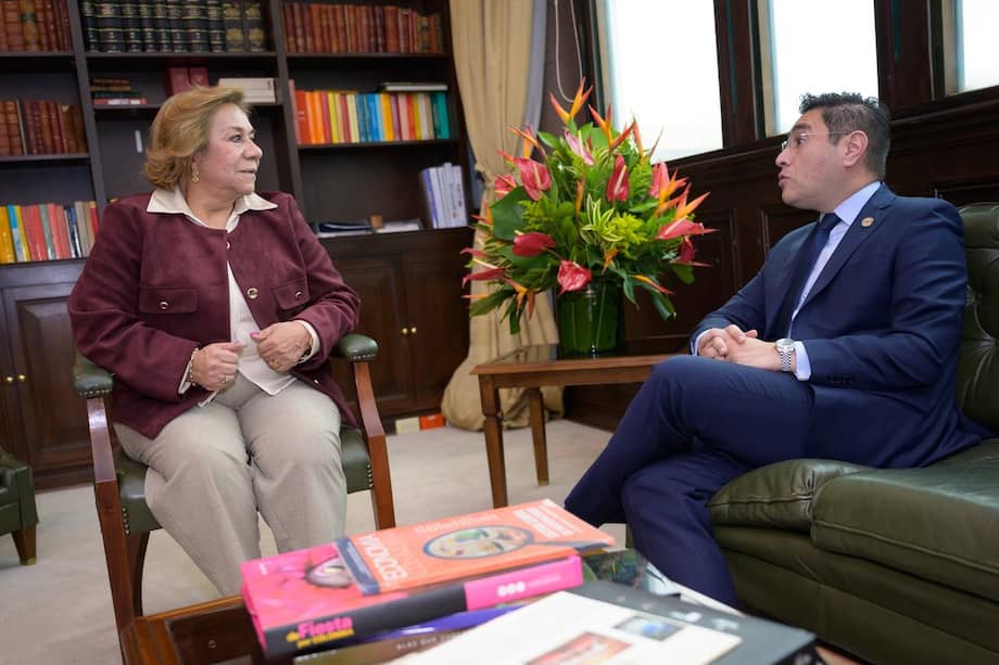 La canciller Rosa Villavicencio y se reunió este 18 de marzo con el presidente del Consejo Nacional Electoral, Cristian Quiroz, para sellar una alianza que potencie la vigilancia ciudadana al proceso electoral desde el exterior.