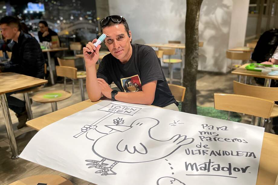 Julio César González, conocido como Matador, se encontró con Duque en el acto de conmemoración de los 5 años del acuerdo de paz. Dice que el presidente le tendió “una mano fría como una pezuña”.