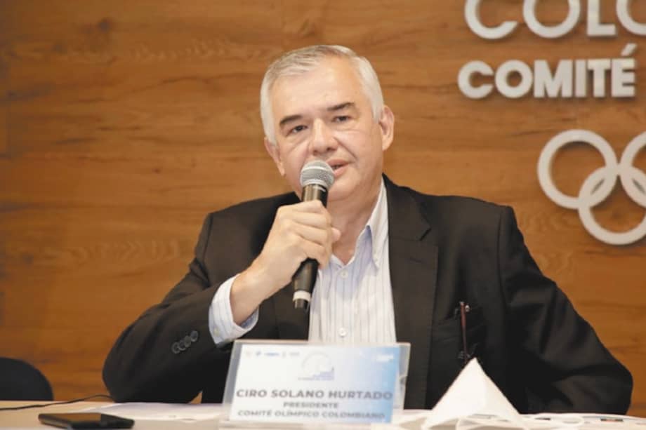 Ciro Solano Hurtado, presidente del Comité Olímpico Colombiano. / COC