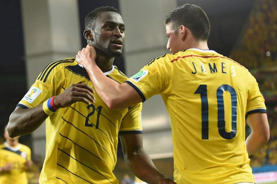 James Rodríguez y Jackson Martínez, dos de los futbolistas más relevantes según World Soccer. Foto: AFP