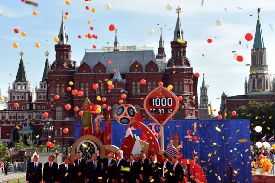 Rusia, a 1000 días del Mundial. Foto: AFP