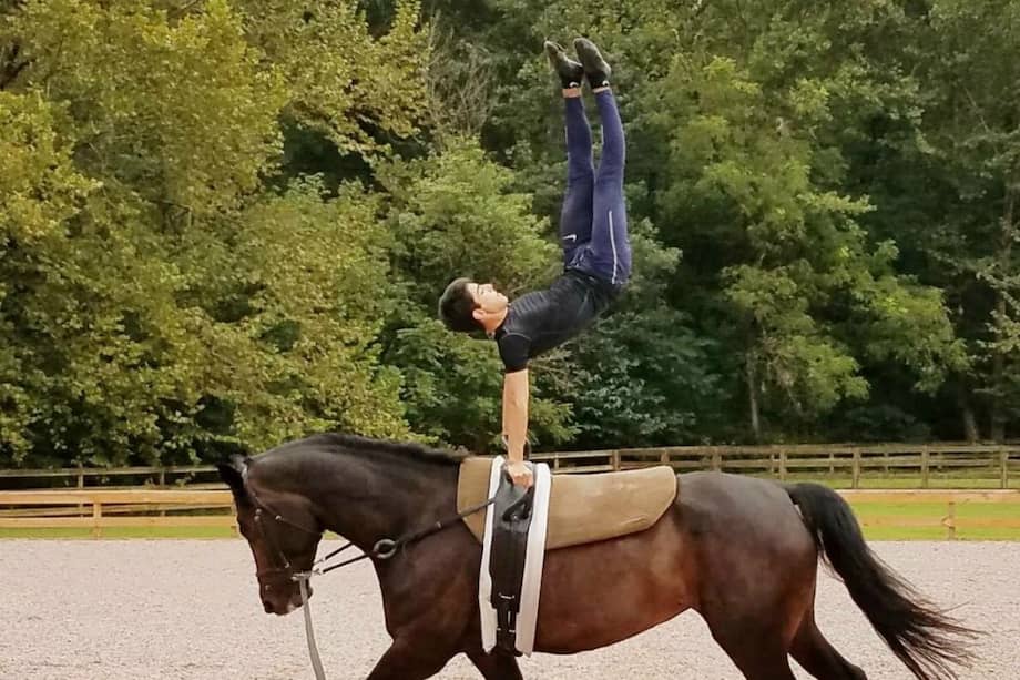Clavijo acumuló un puntaje de 8.2 sobre diez en el Test Técnico. / Fedecuestre