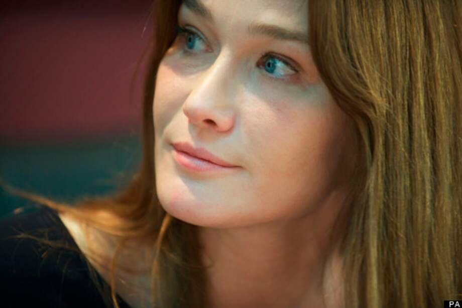 La cantante y exmodelo Carla Bruni