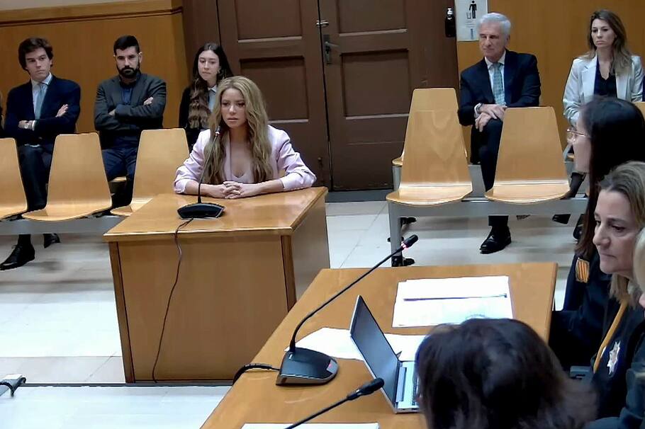 Shakira habló sobre su situación al llegar a juicio y reconocer fraude fiscal en España. Esto dijo la colombiana. EFE/ Señal Institucional Del TSJC / ***SOLO USO EDITORIAL/SOLO DISPONIBLE PARA ILUSTRAR LA NOTICIA QUE ACOMPAÑA (CRÉDITO OBLIGATORIO)***
