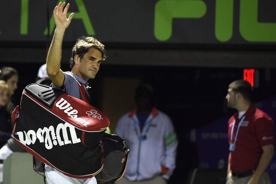 Roger Federer, congelado