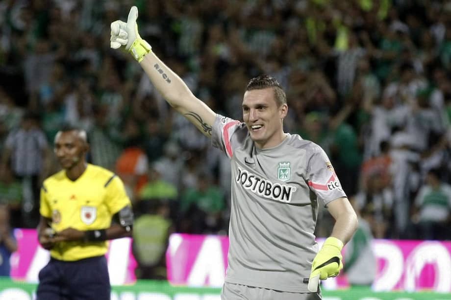Franco Armani, arquero de Atlético Nacional. Foto: AFP