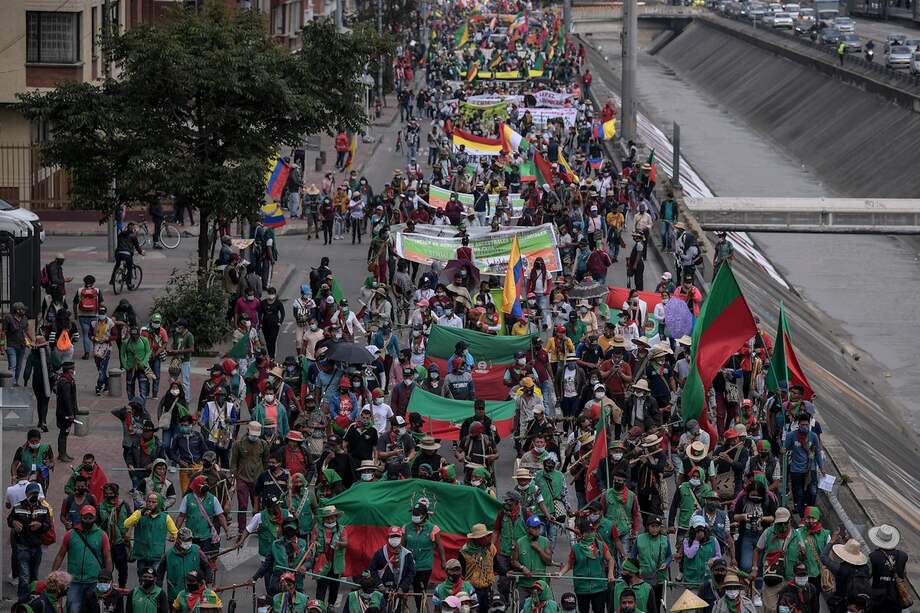 El presidente Iván Duque no se reunió con la minga indígena.