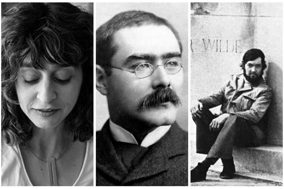 Kim Addonizio, Rudyard Kipling y Julio Cortázar. / Archivo
