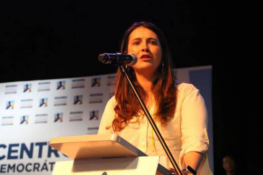 Paloma Valencia, senadora del Centro Democrático. / Tomada de Facebook.com/CeDemocratico/