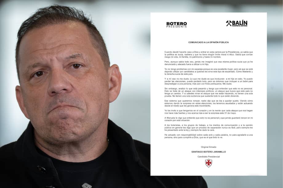 El candidato Santiago Botero Jaramillo sañala que todo se trata de una campaña de "política sucia" en su contra.