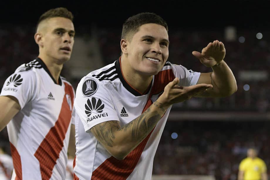 Quintero anotó el gol más importante en la historia de River: el del triunfo de la Libertadores ante Boca en Madrid.