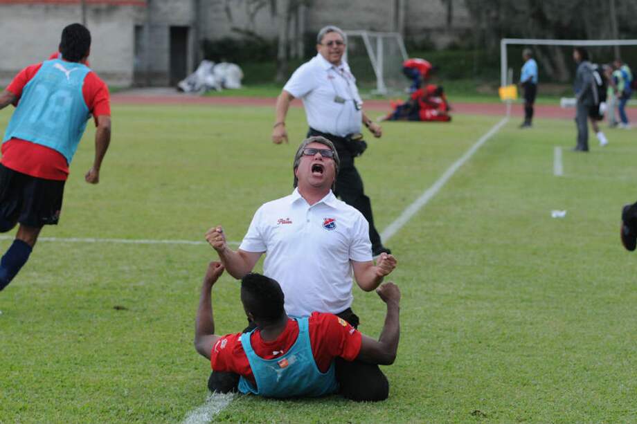 Hernán Darío Gómez celebra su primera final en torneos cortos. / Luis Benavides