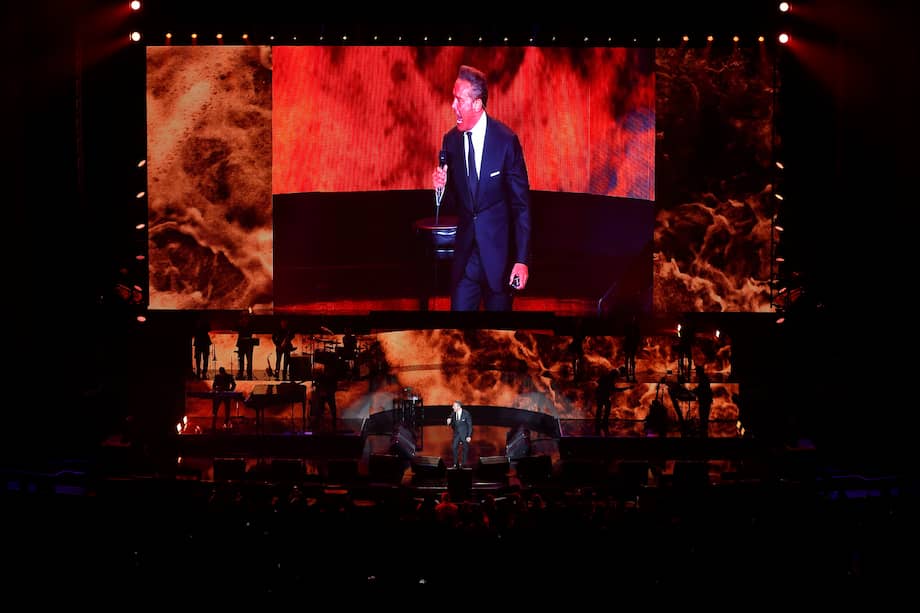 Luis Miguel en concierto en México. / Archivo EFE
