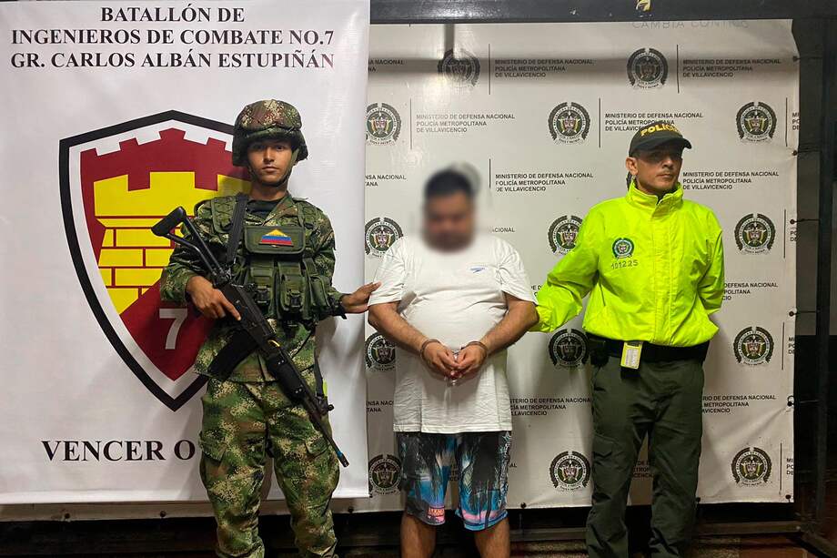 Alias Ponky fue capturado en una zona residencial de la capital del Meta.