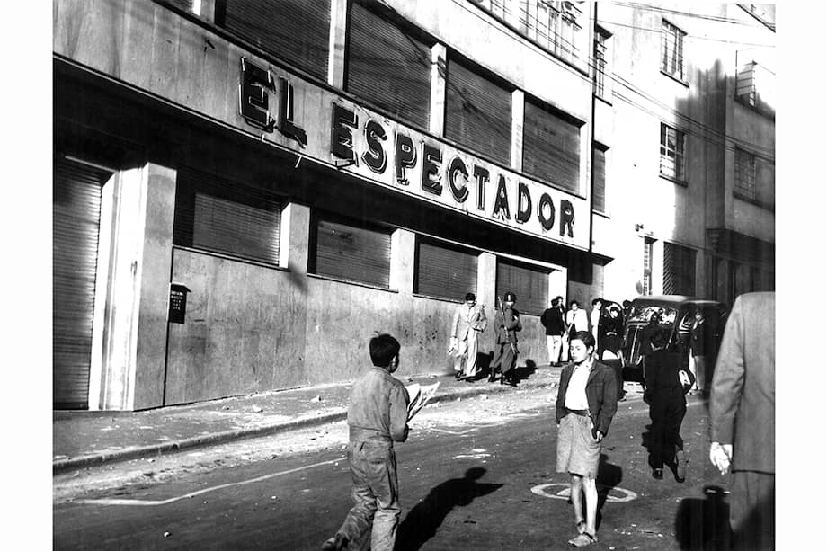 Archivo / La fachada de El Espectador el 6 de septiembre de 1952.
