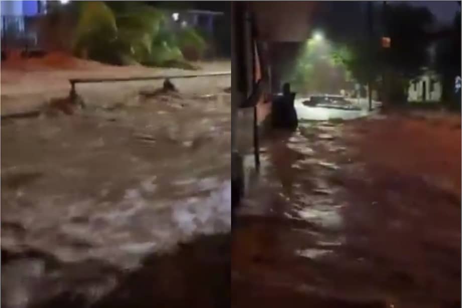 El desbordamiento de la quebrada, provocó daños en varios sectores del municipio, donde familias reportaron pérdida de enseres y afectaciones en sus hogares.