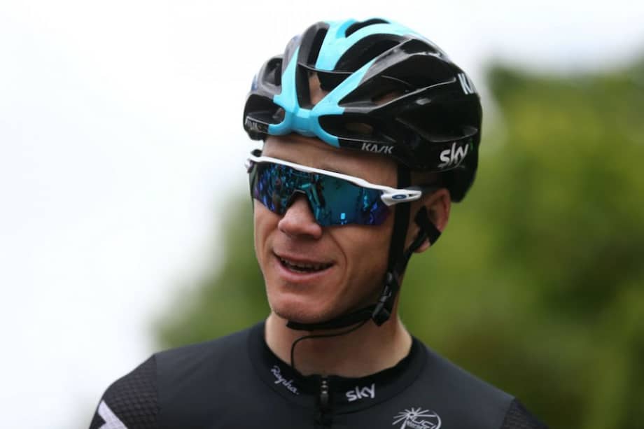 Chris Froome, líder del equipo SKY. Foto: AFP