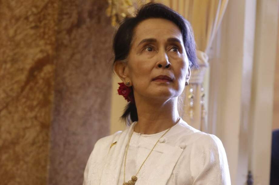 Aung San Suu Kyi es criticada por su papel en la crisis Rohinyá en Birmania. / AFP