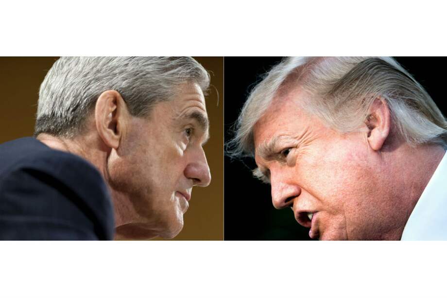 Mueller -Trump. /AFP
